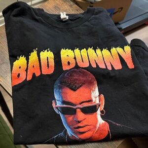 Bad Bunny Concert Tee 2019 Small unisex-preowned